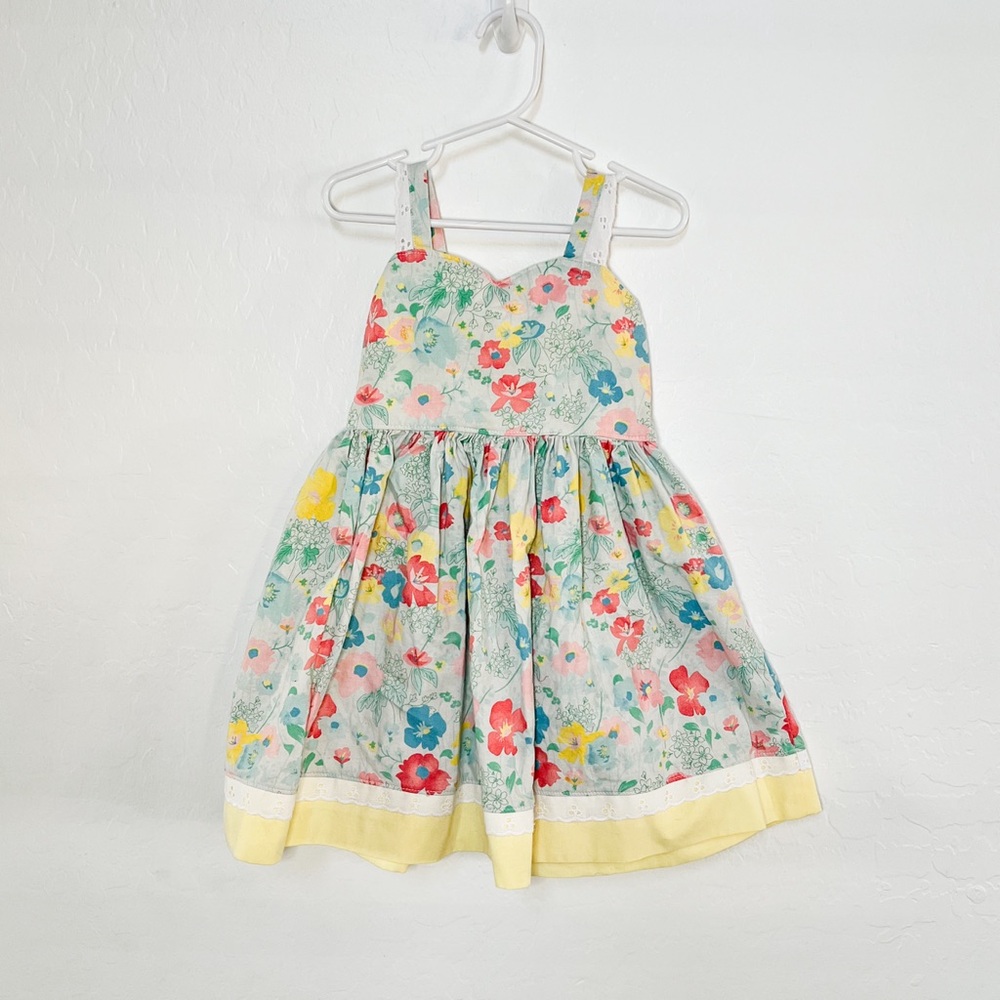 Sewn With Hearts Floral Spring Dress